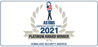 AST'ORS 2021 Platinum Award Winner - Homeland Security Awards